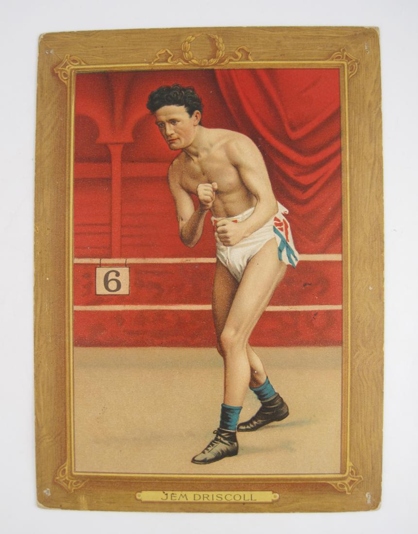 Antique Jem Driscoll Boxing Painted Cigarette Card