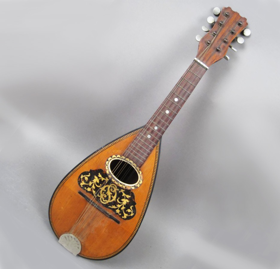 Gibson & Day Wooden Lacquer Inlay Mandolin