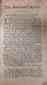The American Crisis by Thomas Paine, a Rare & Important Document from the American Revolution