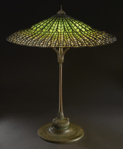 Louis Comfort Tiffany stained glass lamp
