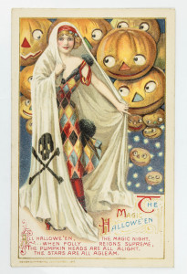 Victorian Halloween Postcard