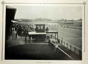 The Saratoga Racetrack - Early 20th Century Souvenir Photo