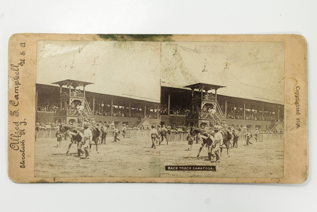 Saratoga Racecourse - 19th Century Stereoview Card