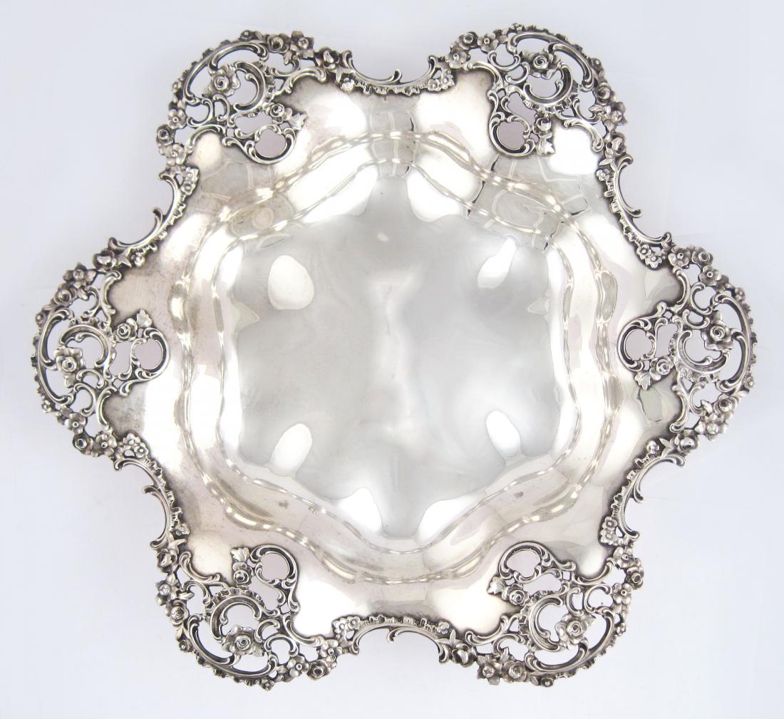Antique Ornate Sterling Silver Dish